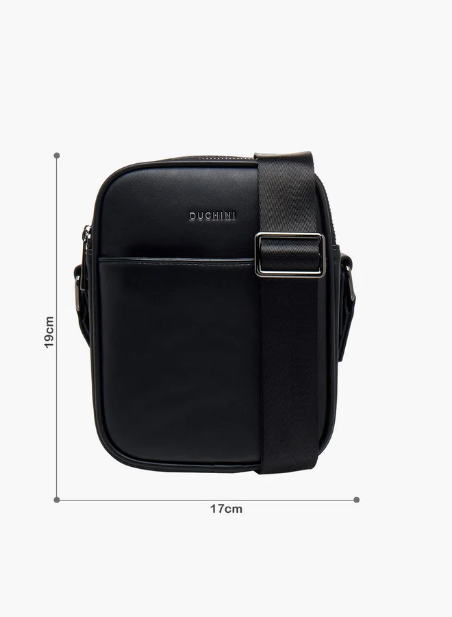 DUCHINI Men Adjustable Strap Crossbody Bag